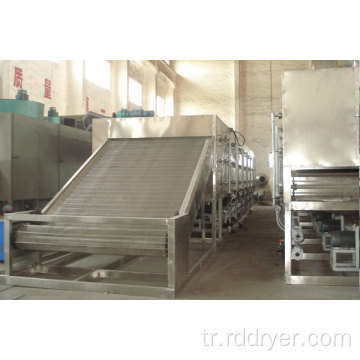 Hindistan cevizi tozu sıvı yatak kurutma makinesi